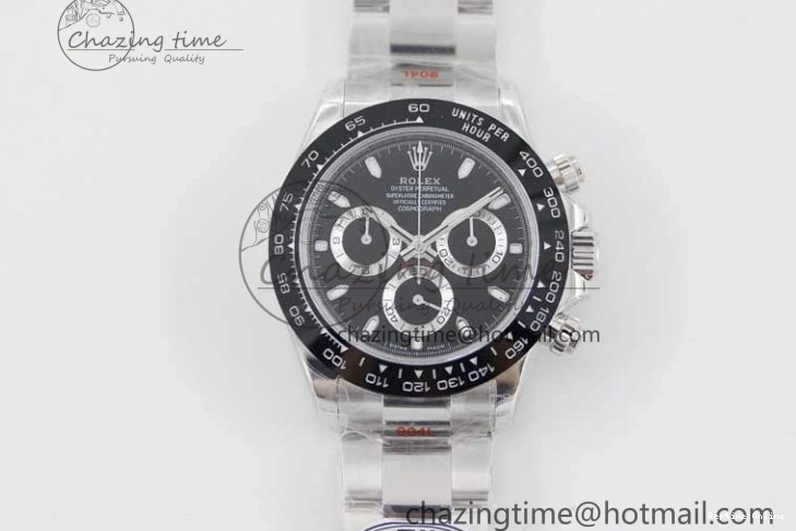 0420 Daytona 116500 SS TWF 1:1 Best Edition 904L Steel Black Dial on SS Bracelet A EasyCare 2407